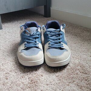 DC Men's Sneakers - Blue and Cream